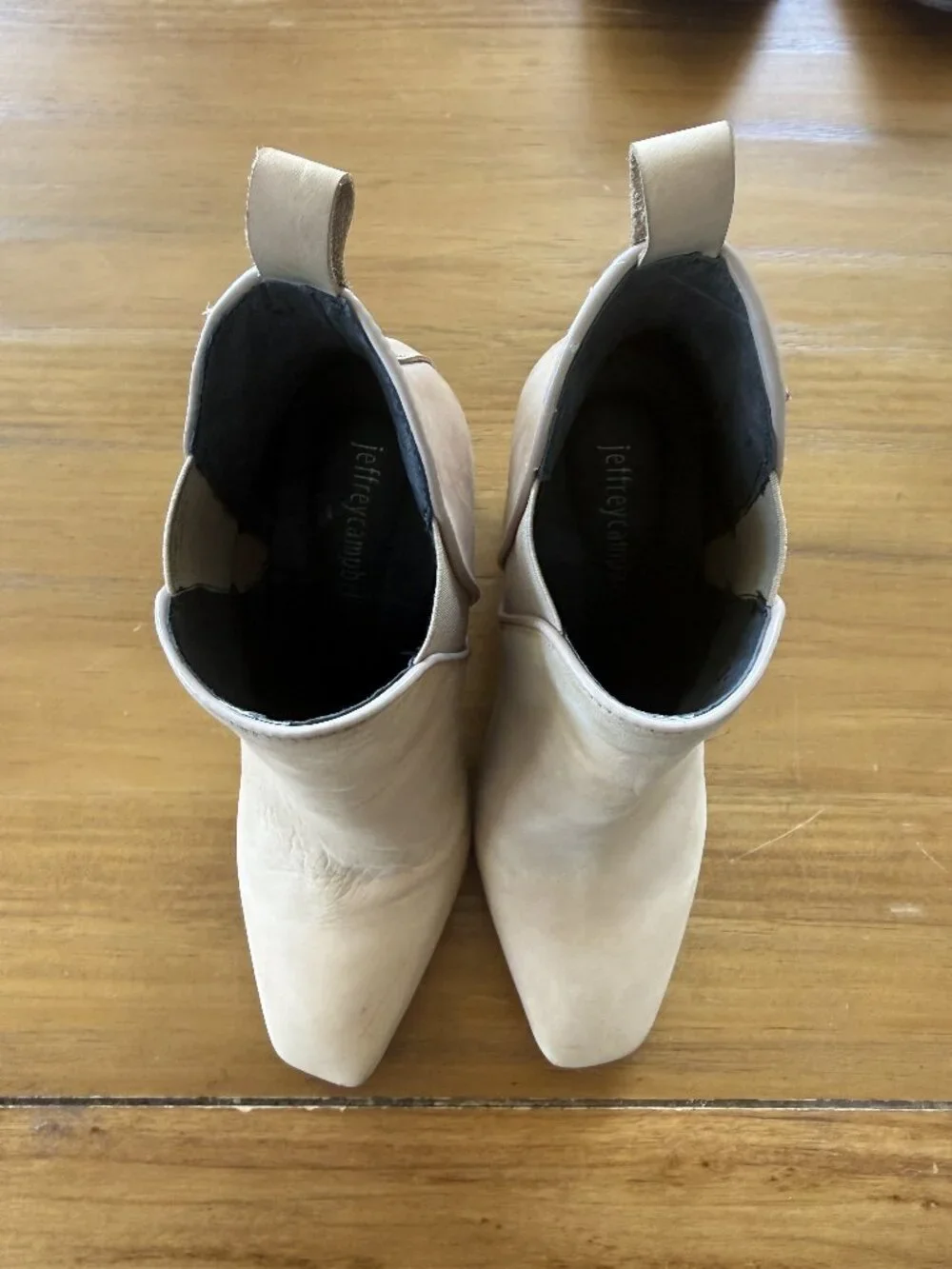 Jeffrey Campbell Brown Wedge Ankle Boots Size 6.5